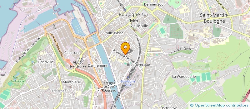 localisation de l'entreprise MADAME LESLIE LAMBEAU  BOULOGNE-SUR-MER