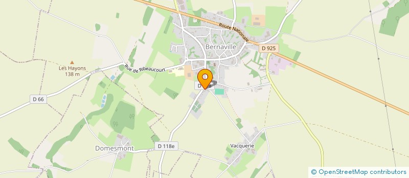 localisation de l'entreprise MADAME LESLIE LAPORTE  BERNAVILLE