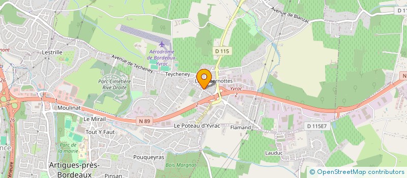 localisation de l'entreprise MADAME LESLIE LASSERRE  ARTIGUES-PRES-BORDEAUX