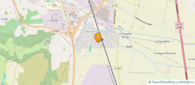 localisation de l'entreprise MADAME LESLIE LAURENT  MENETROL