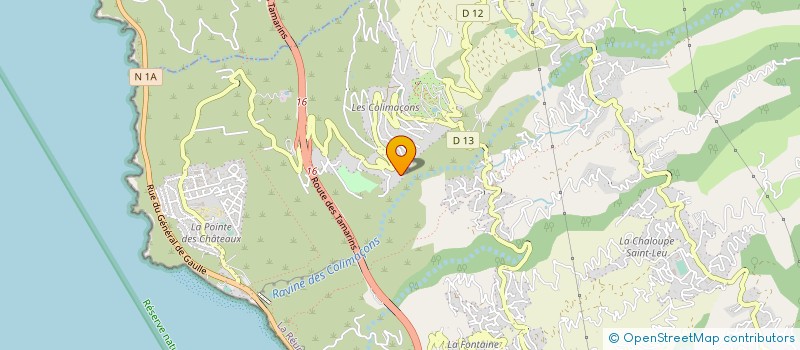 localisation de l'entreprise MADAME LESLIE LAURET  SAINT-LEU