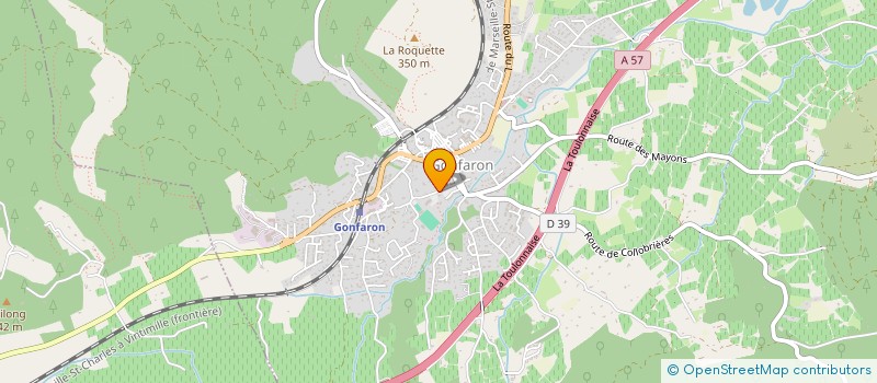 localisation de l'entreprise MADAME LESLIE LAUTHELIN  GONFARON