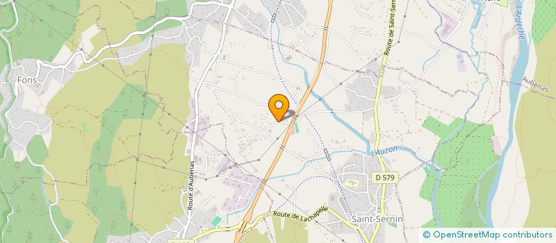 localisation de l'entreprise MADAME LESLIE LEBLANC  SAINT-SERNIN