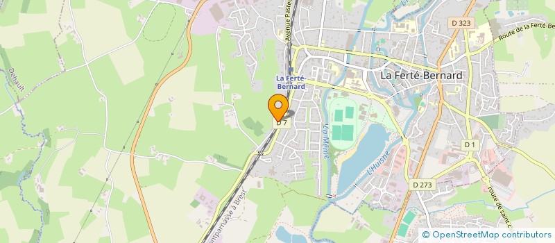 localisation de l'entreprise MADAME LESLIE LIZIARD  LA FERTE-BERNARD