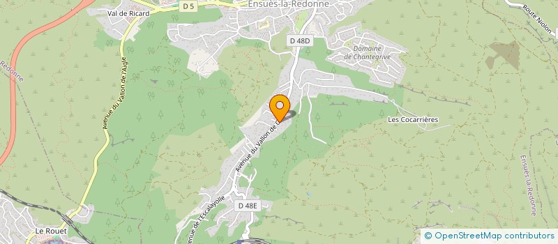 localisation de l'entreprise MADAME LESLIE LOU  ENSUES-LA-REDONNE