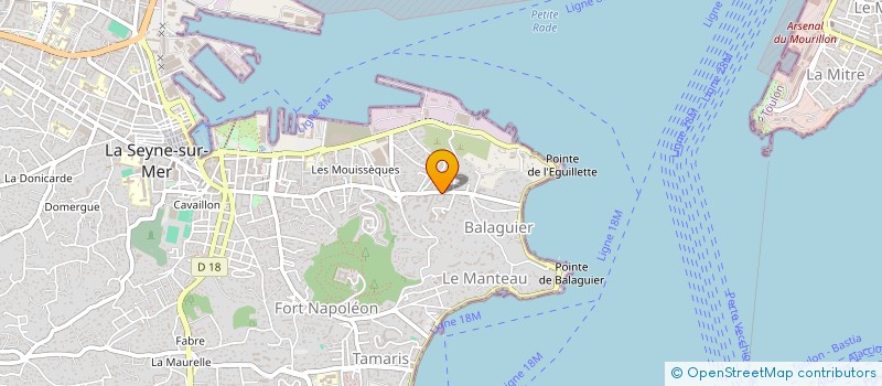 localisation de l'entreprise MADAME LESLIE LUNA à LA SEYNE-SUR-MER