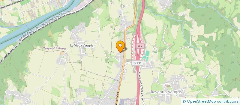 localisation de l'entreprise MADAME LESLIE MAITRE  REVENTIN-VAUGRIS