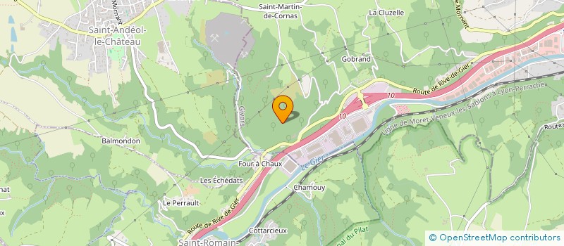 localisation de l'entreprise MADAME LESLIE MARQUAND  GIVORS