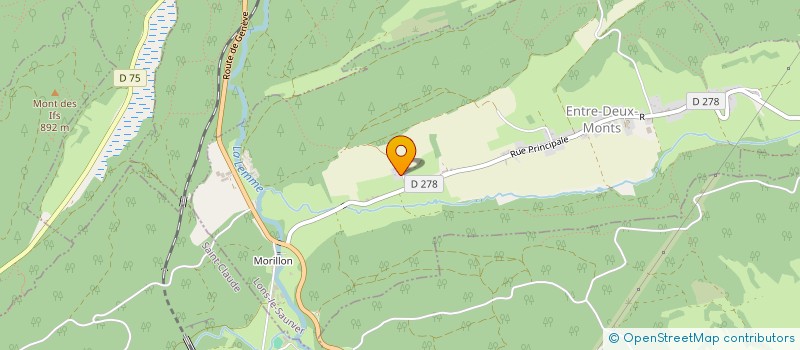 localisation de l'entreprise MADAME LESLIE MARTIN  ENTRE-DEUX-MONTS