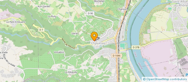 localisation de l'entreprise MADAME LESLIE MEIRESONNE  CHAVANAY