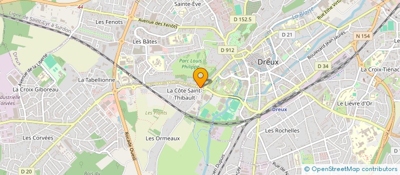localisation de l'entreprise MADAME LESLIE MEZIANI à DREUX