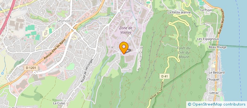 localisation de l'entreprise MADAME LESLIE MICHEAU à ANNECY