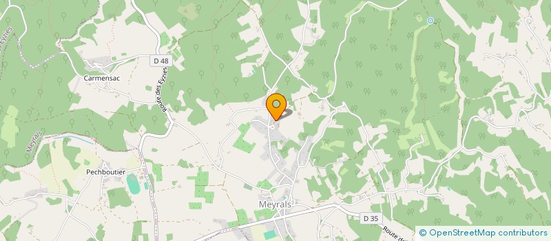 localisation de l'entreprise MADAME LESLIE MONNIER  MEYRALS