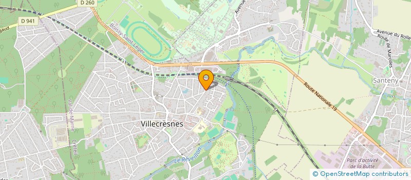 localisation de l'entreprise MADAME LESLIE MORMIN  VILLECRESNES