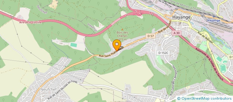 localisation de l'entreprise MADAME LESLIE OLIVAREZ  HAYANGE