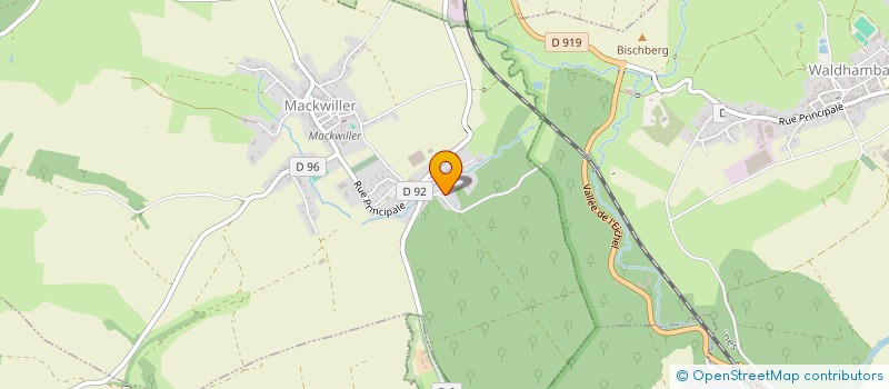 localisation de l'entreprise MADAME LESLIE OSSWALD  MACKWILLER