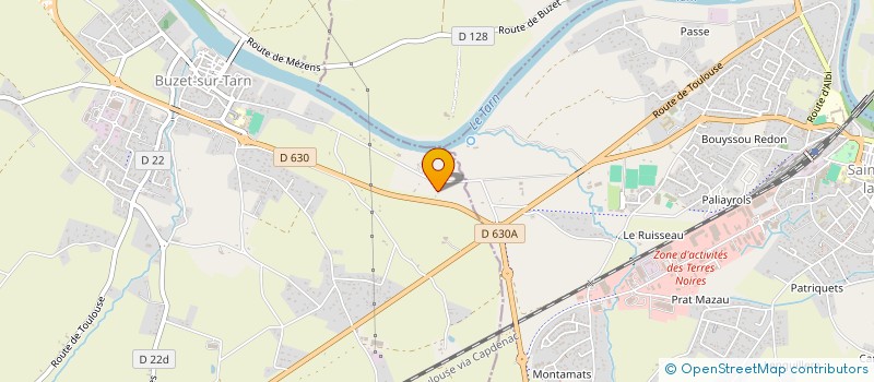 localisation de l'entreprise MADAME LESLIE PENA  BUZET-SUR-TARN