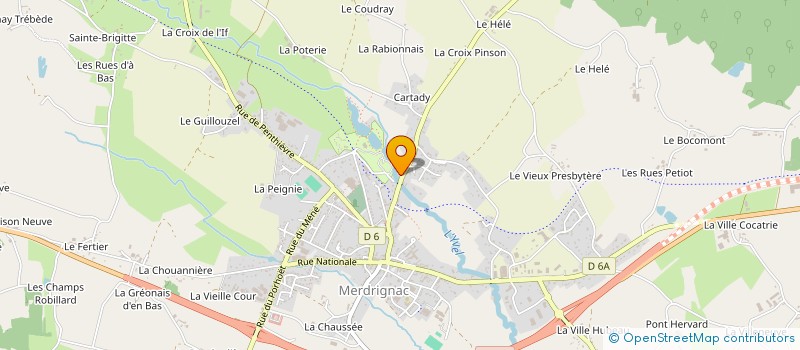 localisation de l'entreprise MADAME LESLIE PIRO à MERDRIGNAC