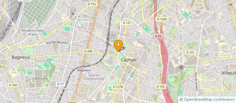 localisation de l'entreprise MADAME LESLIE PIVERT  CACHAN