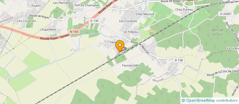 localisation de l'entreprise MADAME LESLIE PLANELLE  SAINT-ROMAIN-DE-BENET