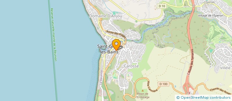 localisation de l'entreprise MADAME LESLIE PONTALBA  SAINT-PAUL