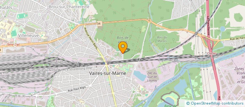 localisation de l'entreprise MADAME LESLIE RENAULT  VAIRES-SUR-MARNE