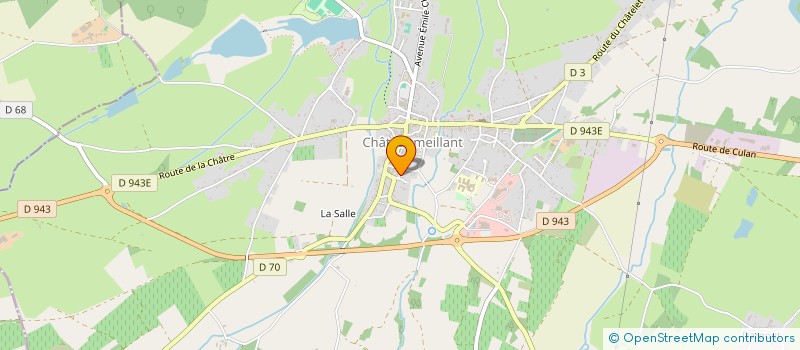 localisation de l'entreprise MADAME LESLIE RIOT  CHATEAUMEILLANT