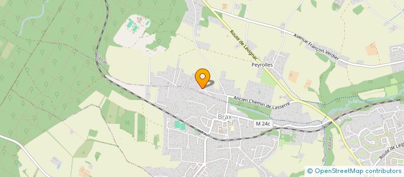 localisation de l'entreprise MADAME LESLIE RIVAT  PIBRAC