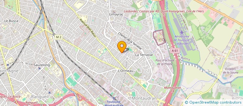 localisation de l'entreprise MADAME LESLIE ROUSSEAU à TOULOUSE