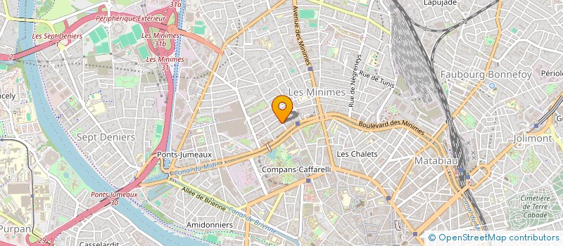 localisation de l'entreprise MADAME LESLIE SERRANO à TOULOUSE