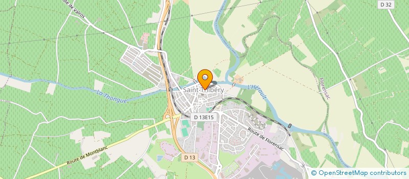 localisation de l'entreprise MADAME LESLIE SOULIE  SAINT-THIBERY