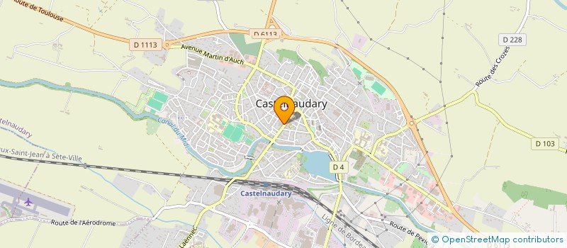 localisation de l'entreprise MADAME LESLIE TENNANT  CASTELNAUDARY