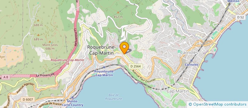 localisation de l'entreprise MADAME LESLIE THERME à ROQUEBRUNE-CAP-MARTIN