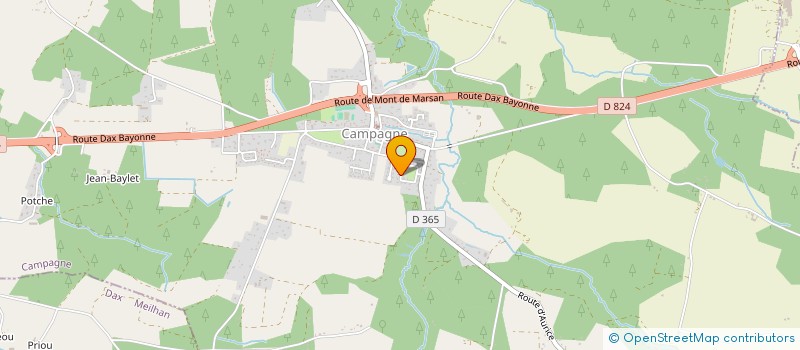 localisation de l'entreprise MADAME LESLIE THERY  CAMPAGNE