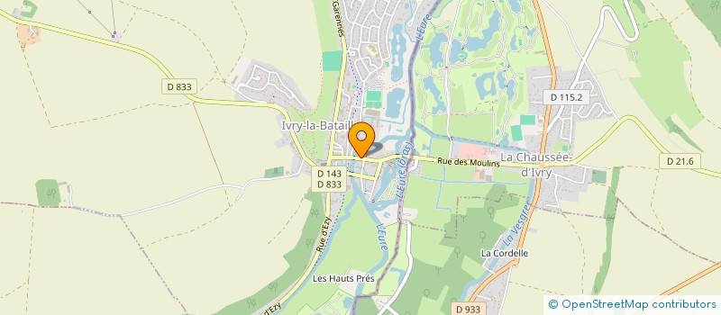 localisation de l'entreprise MADAME LESLIE VIGIER  IVRY-LA-BATAILLE