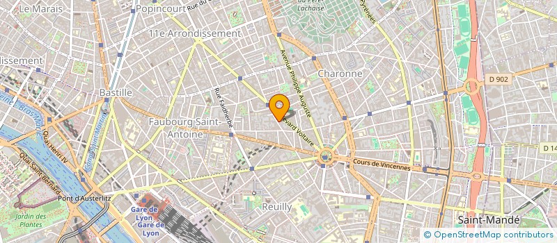 localisation de l'entreprise MADAME LESLIE VILLIAUME à PARIS