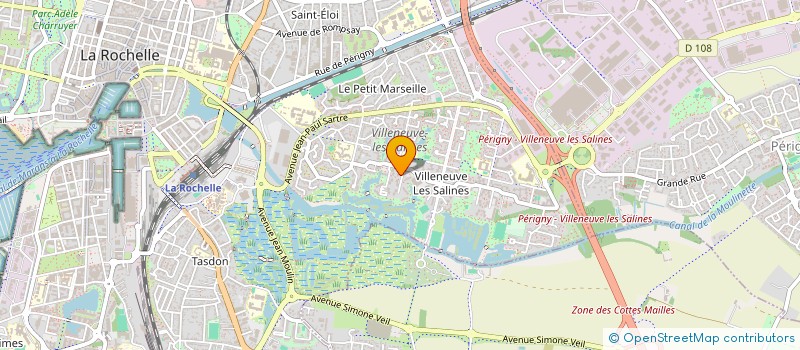 localisation de l'entreprise MADAME LESLIE VINCENT  LA ROCHELLE