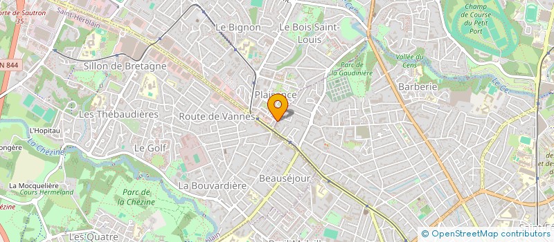 localisation de l'entreprise MADAME LESLY BESSAC à NANTES