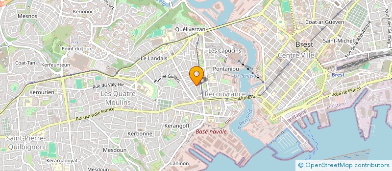 localisation de l'entreprise MADAME LESLY BRISORGUEIL à BREST