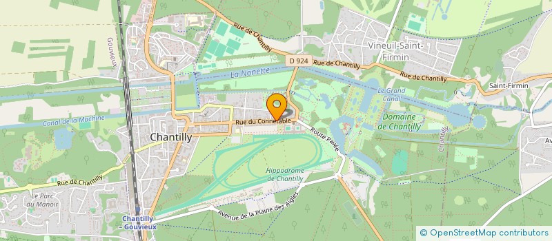 localisation de l'entreprise MADAME LESLY FATTORE  CHANTILLY