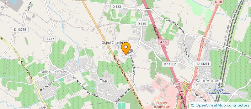 localisation de l'entreprise MADAME LESLY JAMET  VIRSAC