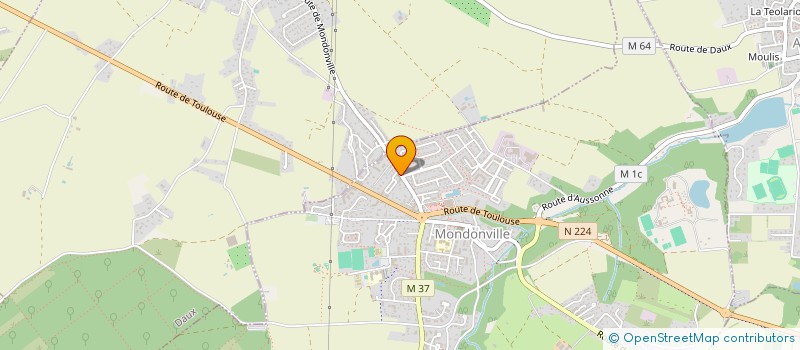 localisation de l'entreprise MADAME LESLY TAILLEFOND  MONDONVILLE