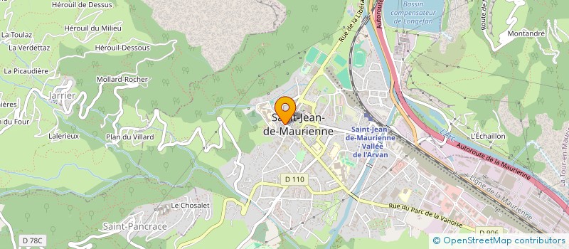 localisation de l'entreprise MADAME LESLY VERA RIOS à SAINT-JEAN-DE-MAURIENNE