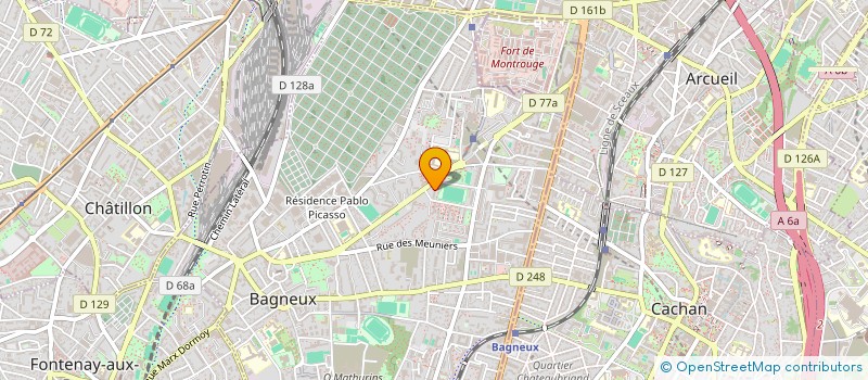 localisation de l'entreprise MADAME LESLY YIDIKES à BAGNEUX