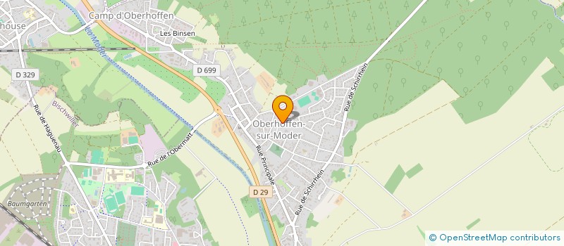 localisation de l'entreprise MADAME LESLYE MINCK  OBERHOFFEN SUR MODER