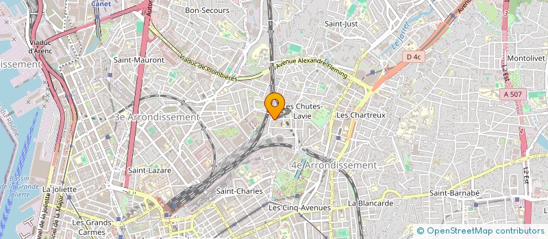 localisation de l'entreprise MADAME LETESELASSIE WELDU à MARSEILLE