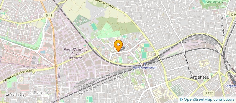 localisation de l'entreprise MADAME LETICIA ABA  ARGENTEUIL