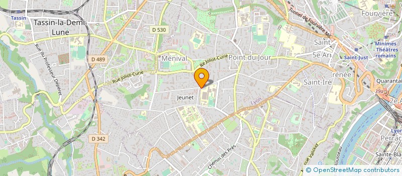 localisation de l'entreprise MADAME LETICIA ANA BRUNO ROSA  LYON