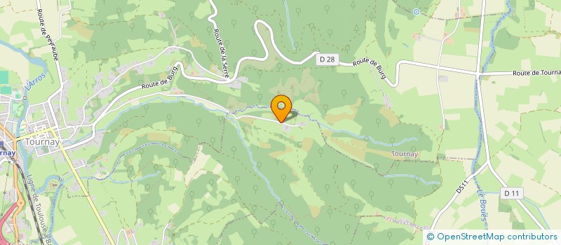 localisation de l'entreprise MADAME LETICIA ASCASO PEREZ  TOURNAY