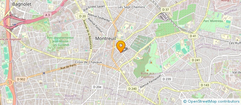 localisation de l'entreprise MADAME LETICIA CHANLIAU à MONTREUIL